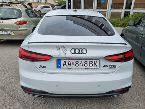 AUDI A5 S5 RS5 B9 spoiler kridlo lipko na kufor - 5