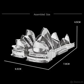 3D kovove puzzle budovy - 5