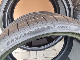 pneu 22″ 285/30R22 PIRELLI letné dot2019 DEMO - 5