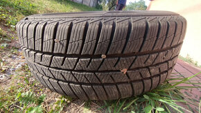 zimne gumy s liatymi diskami original volvo 205/55 R16 - 5