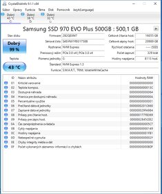 Samsung 970 EVO Plus NVMe™ M.2 SSD 500GB s chladicom AXAGON - 5
