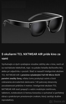 Predám TCL NXTWEAR AIR Smart Glasses - 5