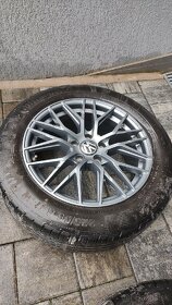 Disky MAM RS4 rozmer 7,5x17 ET35 rozteč 5x112 s pneu 225/55 - 5