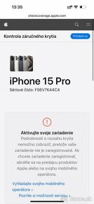 iPhone 15 Pro 1 TB Natural Titanium - nerozbalený , záruka - 5