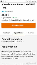 Stieracie mapy Slovenska XXL a DeLuxe - 5