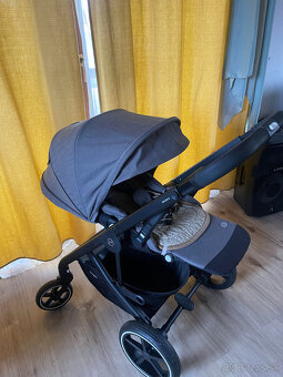 CYBEX Balios S Lux grey, podložka, fusak, sieťka, pršiplášť - 5