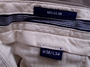 Gant regular pánske chino nohavice  L 38/34 - 5