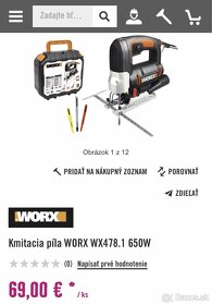 Predam priamociaru kmitaciu pilu Worx WX478 - 5