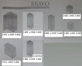 Nabytok Bravo detska/studentska izba - 5