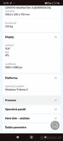 Lenovo ideapad slim 3 aj vymena - 5
