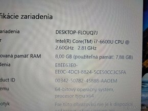 predám základnú dosku pre Hp elitebook 840 g3 ,Intel core i7 - 5