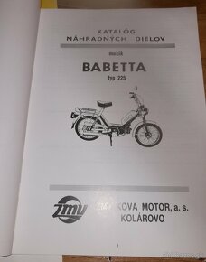 Originálne katalógy ND a vlajky Jawa 50 Babetta / Stella - 5