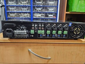 Monacor PA-8120RCD PA mixážny zosilňovač s integrovaným CD/M - 5