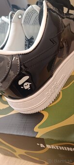 Bapesta topánky bape black grey - 5