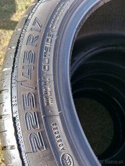 225/45 r17 letné pneumatiky 4kusy - 5