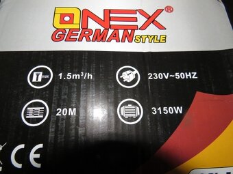 Predam nove kalove cerpadlo ONEX German,3150 watt - 5