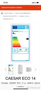 Prietokový ohrievač - Immergas CAESAR ECO 14 - 5