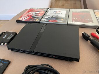 Playstation 2 Slim SCPH 75004 Komplet príslušenstvo - 5