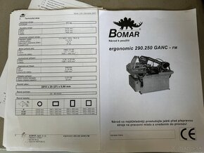 Automatická pásová pila Bomar Ergonomic 290.250 GANC - 5