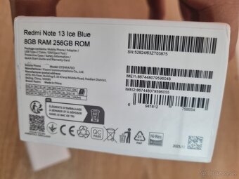 Xiaomi Redmi Note 13 Ice blue 8gb/256gb - 5