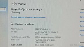 Predám set - i3-7100, 8GB DDR4, MSI B250M + chladič - 5