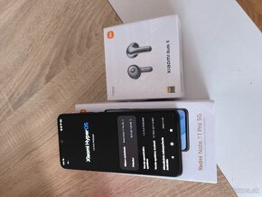 Redmi Note 11 Pro 5G a Xiaomi buds 5 - 5