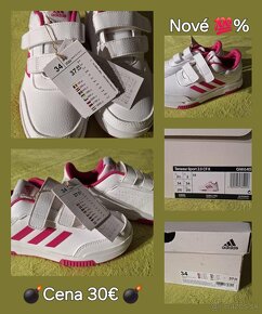 Nove botasky adidas v.34 - 5