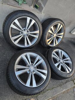 Zánovne zimne kolesa Mercedes S W222 dvojrozmer 5x112 r19 - 5