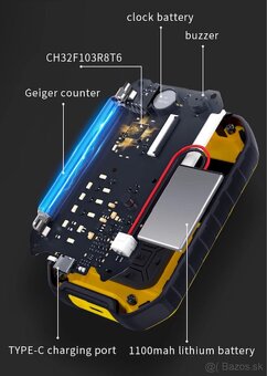 Geigerov Müllerov počítač, detektor radioaktivity, dozimeter - 5