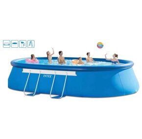 INTEX Bazén Oval Frame Pool 3,66 x 6,10 x1,22 m - 5