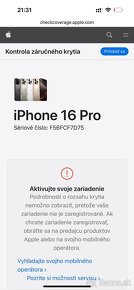 iPhone 16 Pro 128 gb Black Titanium - nerozbalený, záruka - 5