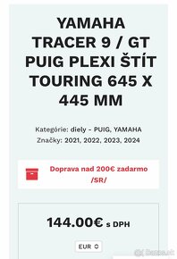 PLEXI PUIG  TURISTICKE ZATMAVENE TRACER 9GT - 5