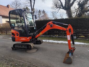 Minibagr Kubota KX016-4, rok 2019, 1600mth, roztah. pasy - 5