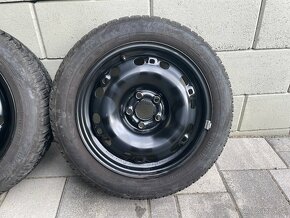 Zimné kolesá Dunlop 185/55 R15 82T, 6Jx15H2 ET43,kryty Škoda - 5