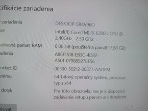 predám základnú dosku pre notebook Hp elitebook 820 g3 - 5