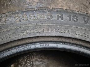 255/45 r18 zimné 2 ks CONTINENTAL dezén 8,2 mm DOT2020 - 5