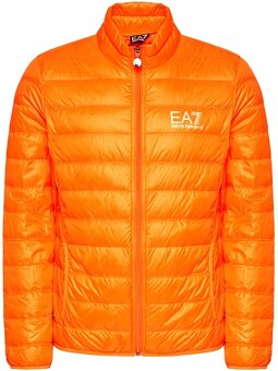 EA7 Emporio Armani páperová bunda /Oranžová. Veľkosť:L-XL. - 5