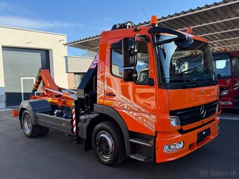 MERCEDES-BENZ ATEGO 1218 HÁKOVÝ NOSIČ HYDRAULICKÁ RUKA - 5