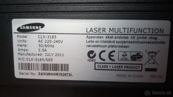 Farebná laserová tlačiareň Samsung CLX-3185 - 5