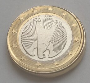 Chyborazba - 1 euro UNC Nemecko 2000 F - 5