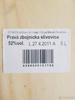 Ozdobná fĺaša slivovice - 5