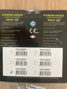 Plynova pripojovacia hadica 1/2” dlzka 1m nova - 5