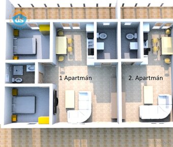 Na predaj 2 apartmány 150 m2, ZNÍŽENÁ CENA možnosť odpočet D - 5