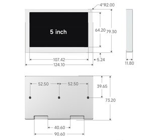 Prídavný 5-palcový USB monitor - 5