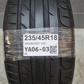 Letné pneumatiky 235/45 R18 ORIUM DOT1021 - 5