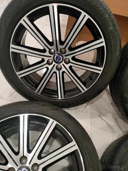 4ks alu disky orig. Volvo 5x108 R20 pneu 7mm 255/45 r20 - 5