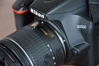 Nikon D3500 s bluetooth - rychly Af-p objektiv - 3 900 snimk - 5