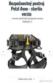 Bezpečnostný postroj Petzl Avao - 5