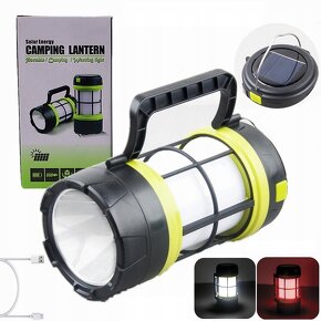 Predám novú kempingovú solárnu LED lampu - 5