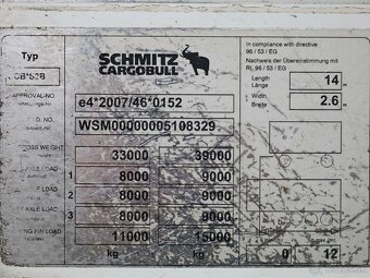 Schmitz CARGOBULL SCB S3B, THERMO KING SLX 400, 380 V, PALET - 5